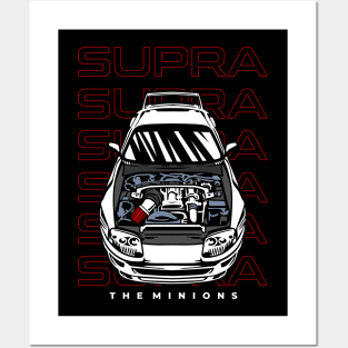 JDM Car Toyota Supra Posters and Art